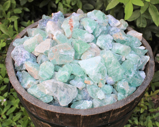 Light Fluorite Natural Raw Stones