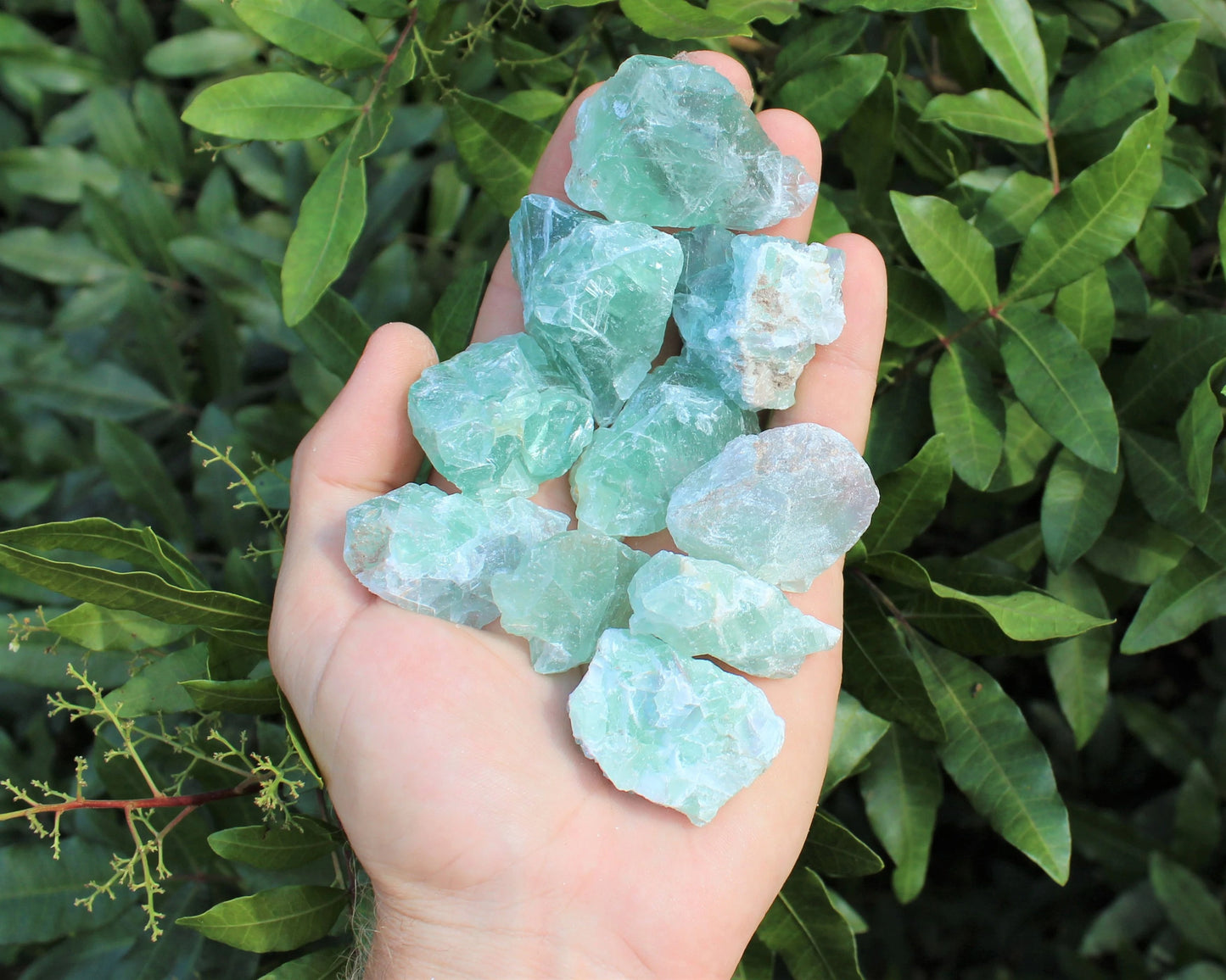 Light Fluorite Natural Raw Stones