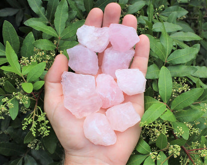 Madagascar Rose Quartz Rough Natural Stones