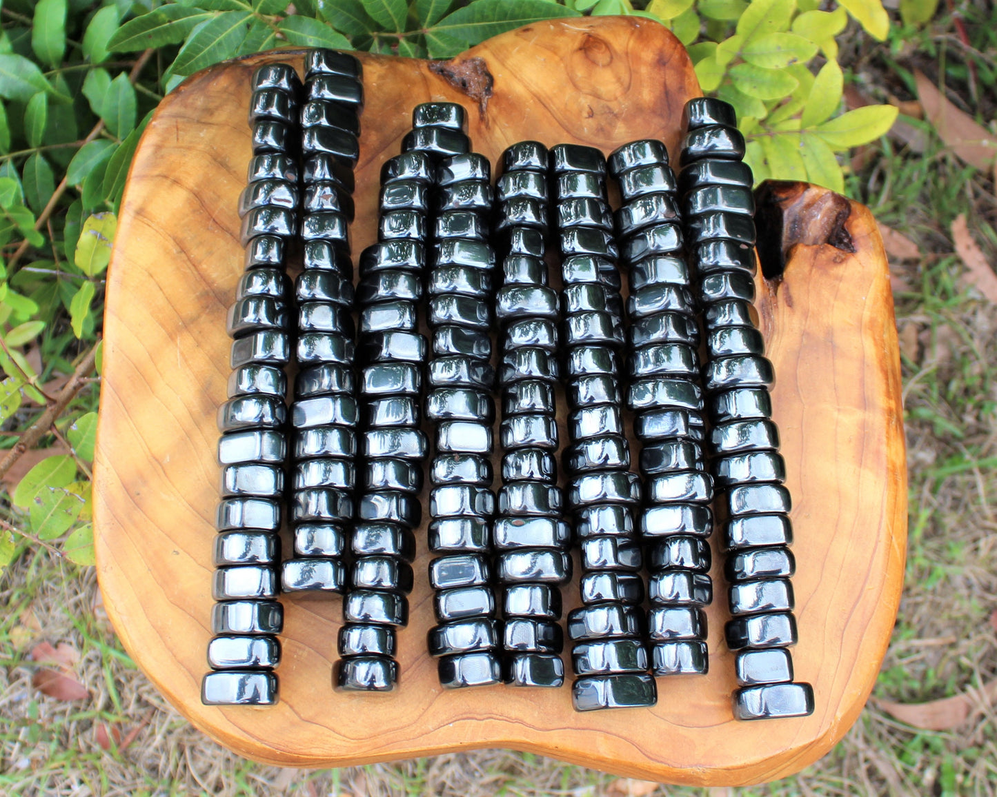 Magnetic Hematite Tumbled Stones