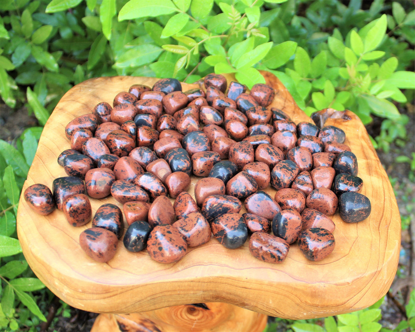 Mahogany Obsidian Tumbled Stones