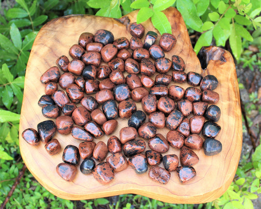 Mahogany Obsidian Tumbled Stones