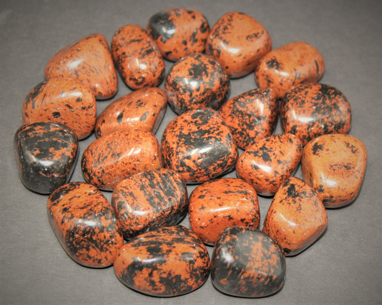 Mahogany Obsidian Tumbled Stones