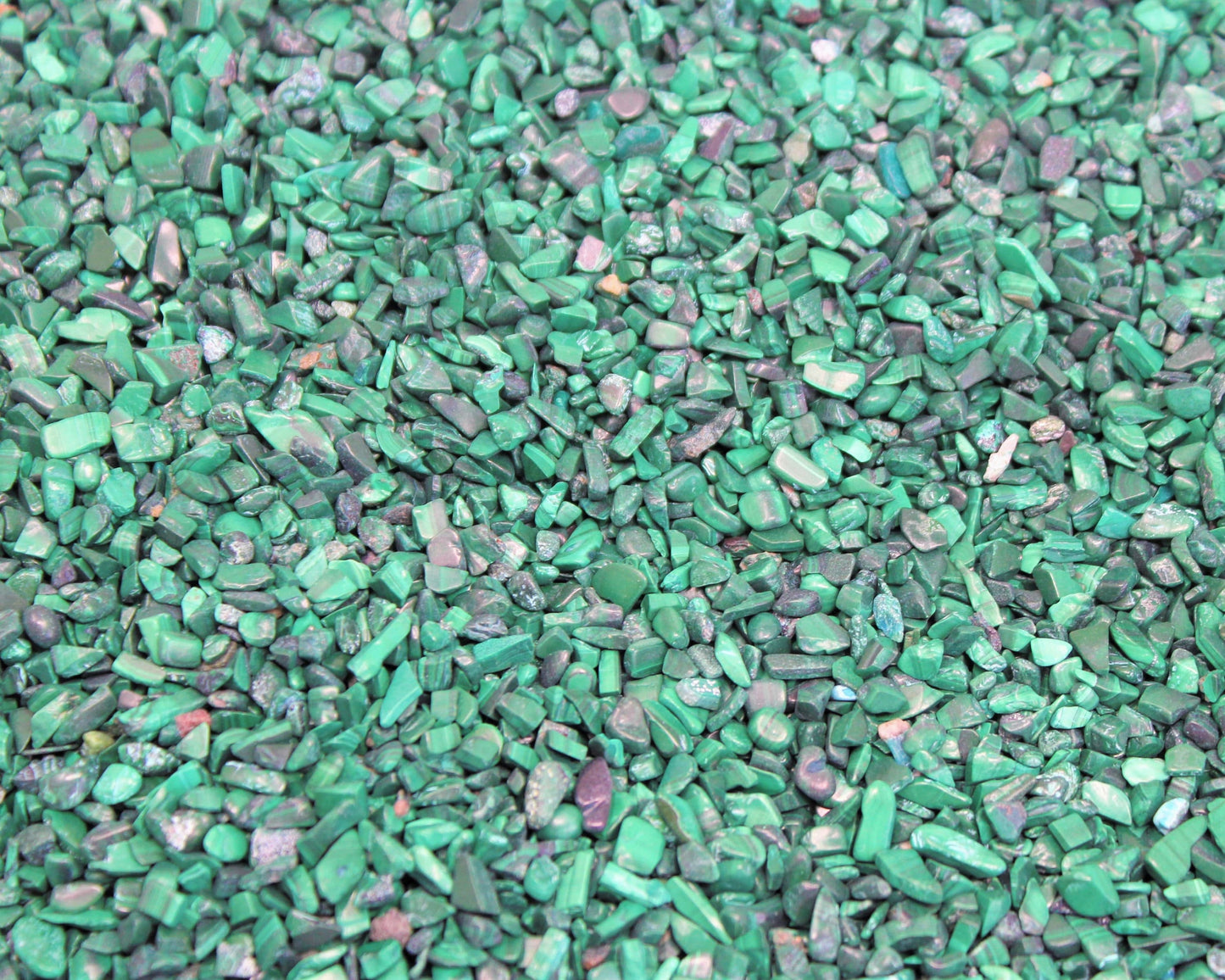 Malachite Semi Tumbled Gemstone