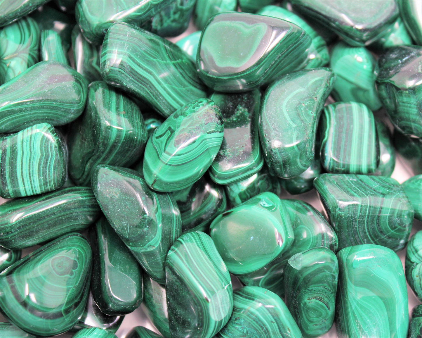 Malachite Tumbled Stones