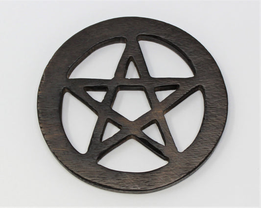 Wood Pentagram Altar Tile