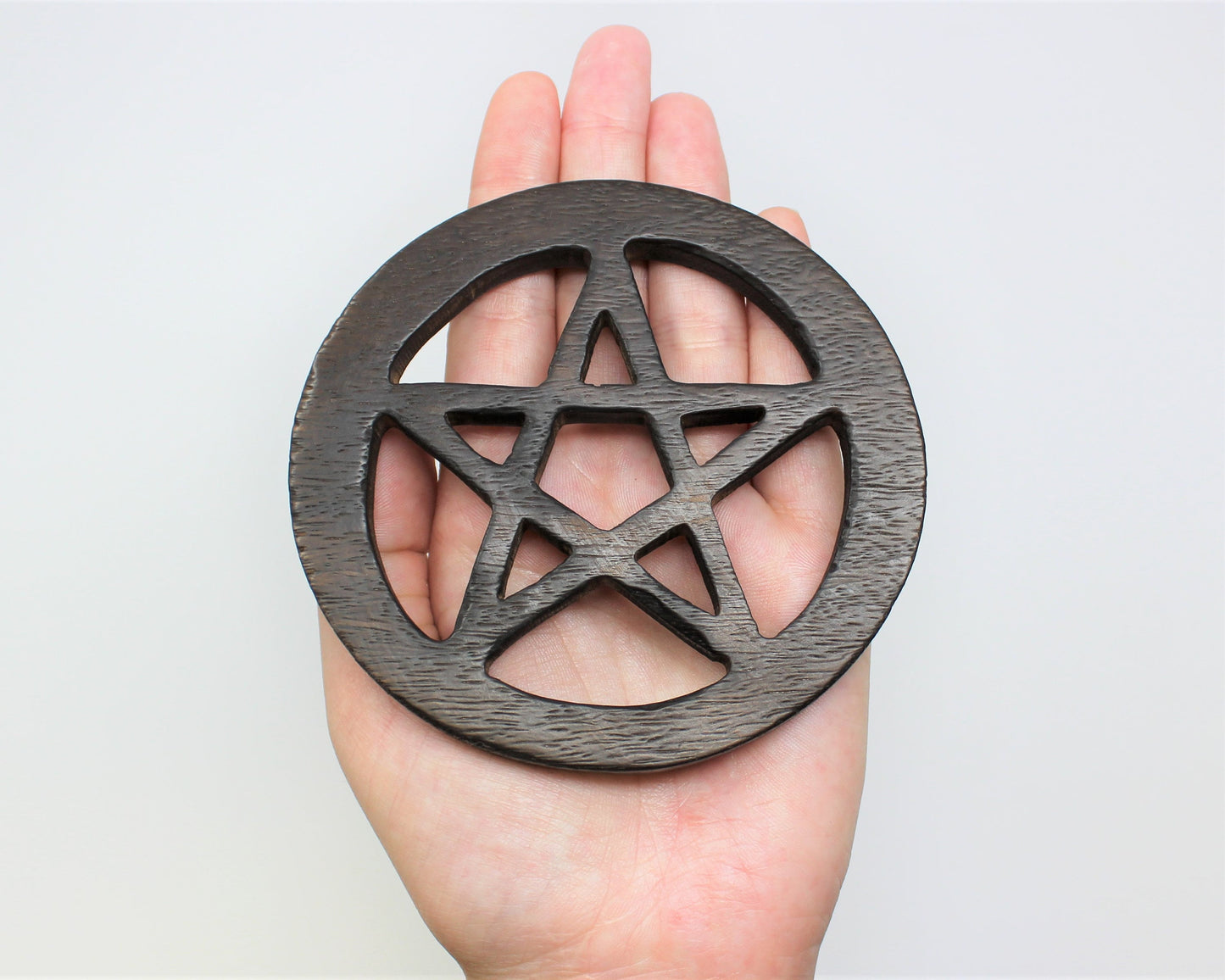 Wood Pentagram Altar Tile