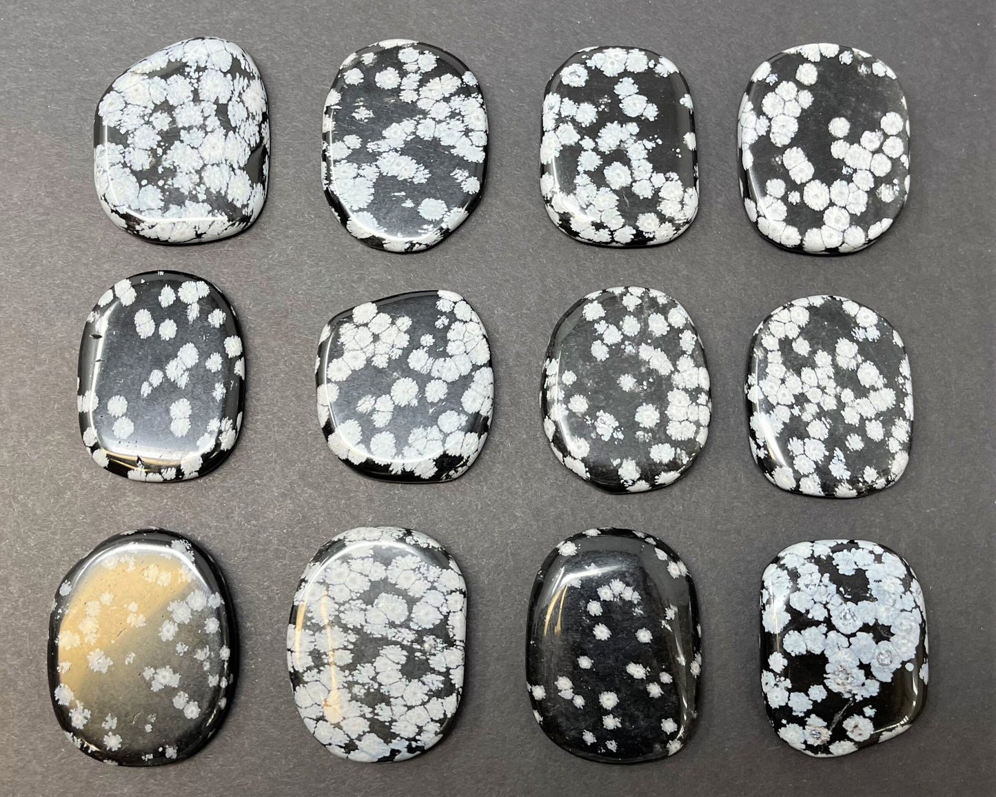 Medium Snowflake Obsidian Stone