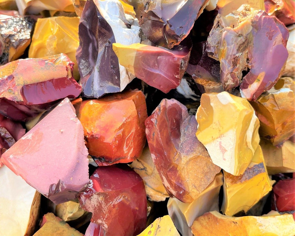 Mookaite Rough Natural Stones