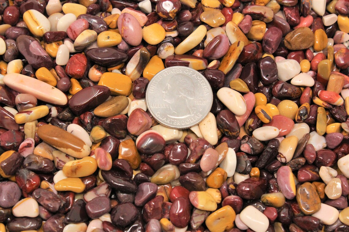 Mookaite Semi Tumbled Gemstone Mini Chips