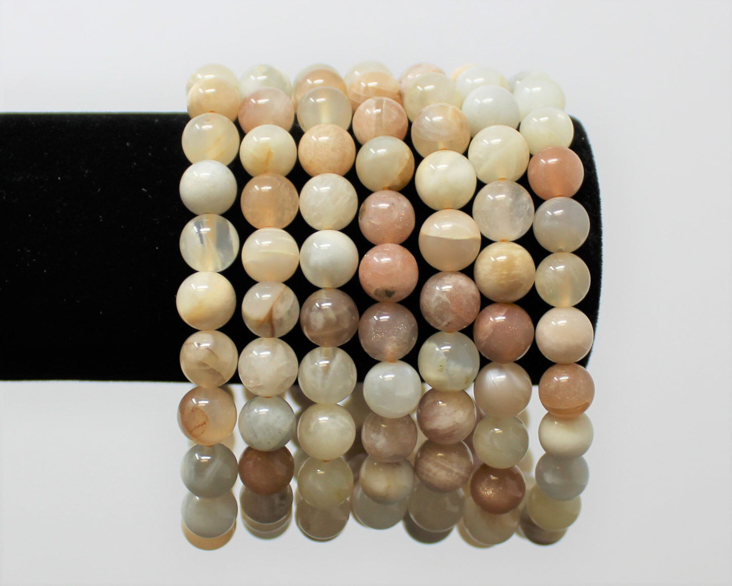 Moonstone Bead Bracelet