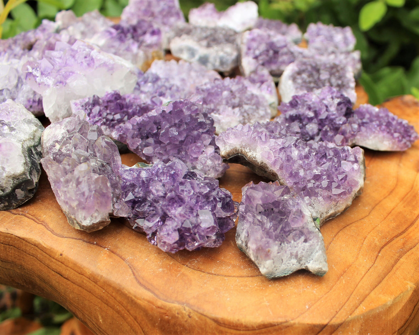 Natural Amethyst Cluster Druze Collection