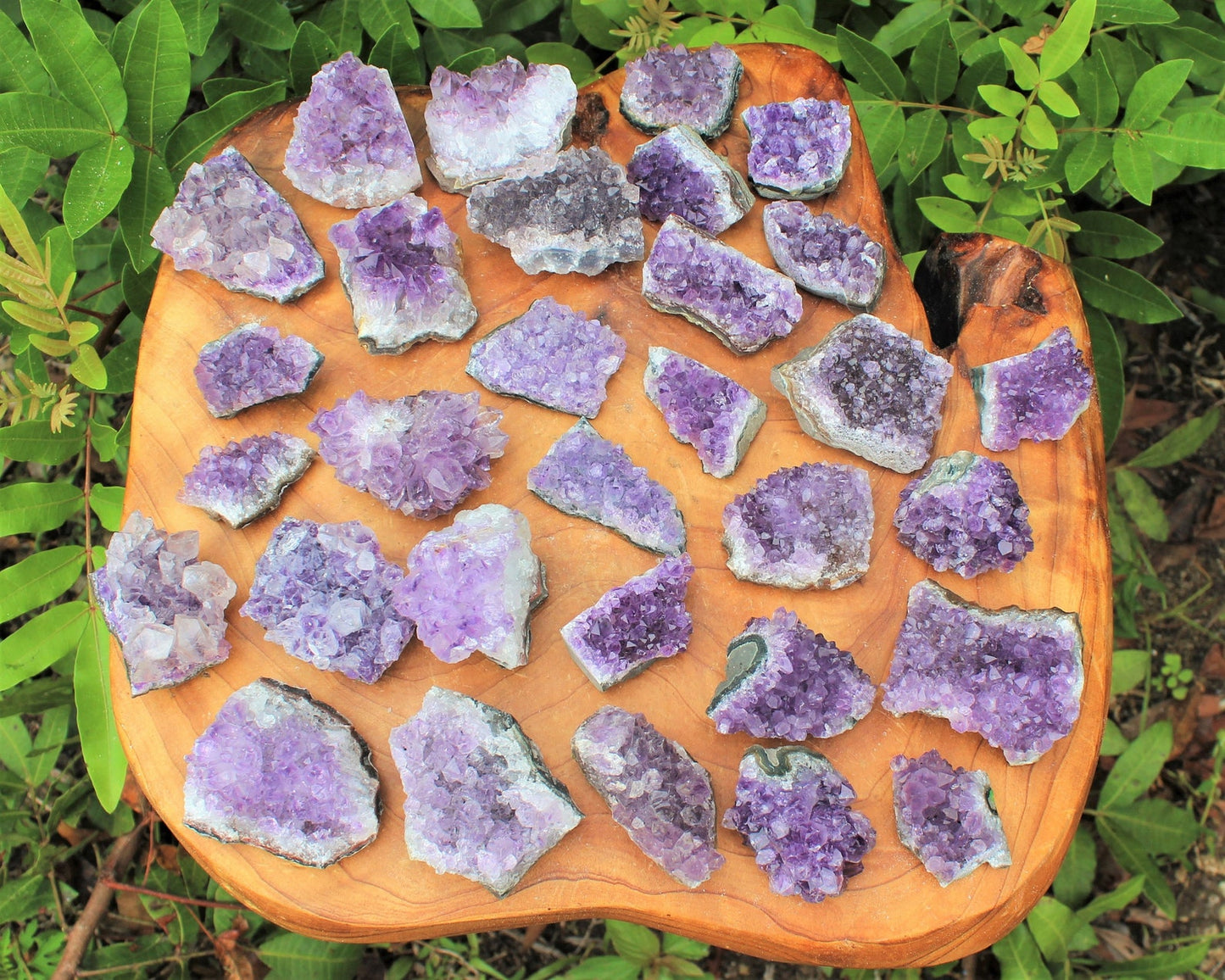 Natural Amethyst Clusters Druze