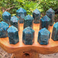 Natural Blue Apatite Obelisk