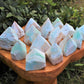 Natural Blue Caribbean Calcite Ocean Crystal