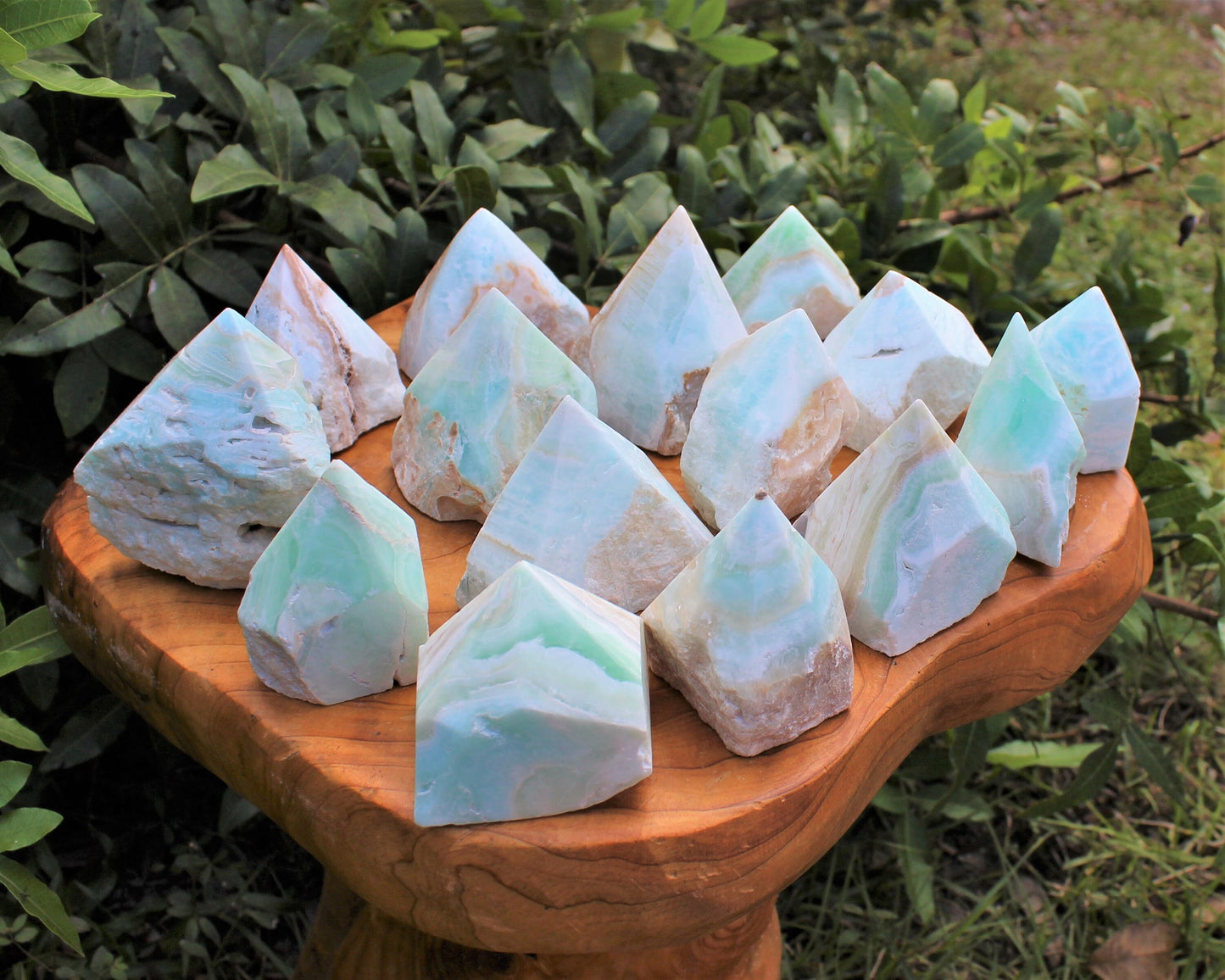 Natural Blue Caribbean Calcite Ocean Crystal