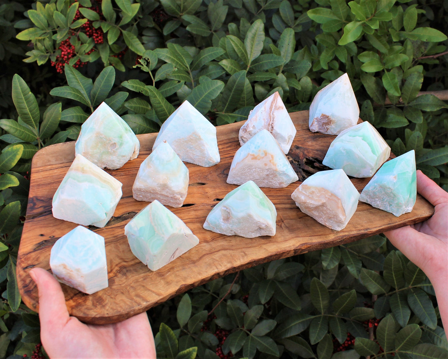 Natural Blue Caribbean Calcite Ocean Crystal