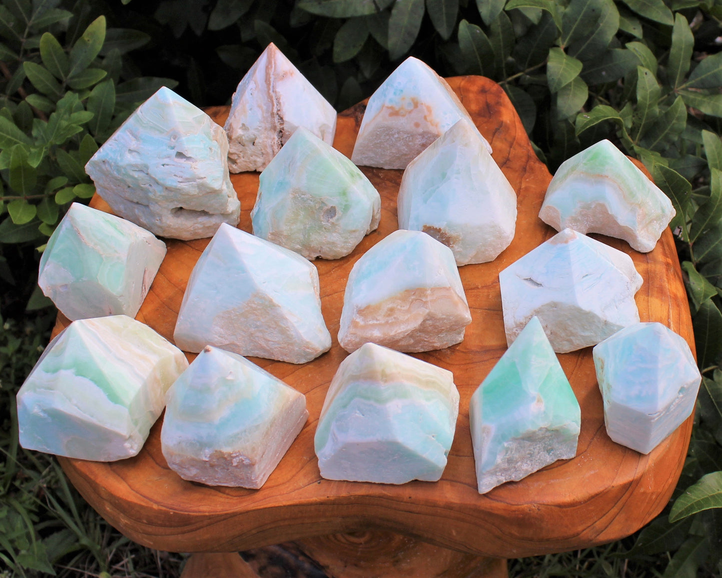 Natural Blue Caribbean Calcite Ocean Crystal
