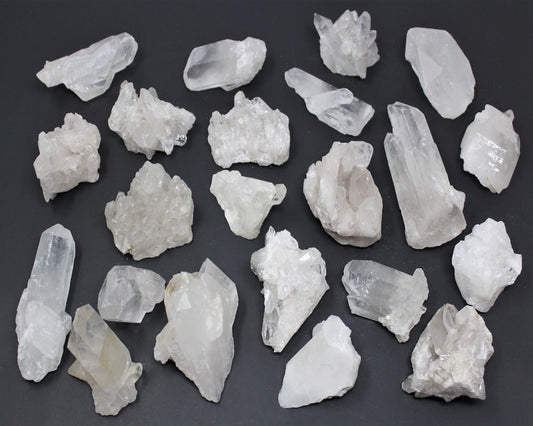 Natural Clear Quartz Clusters