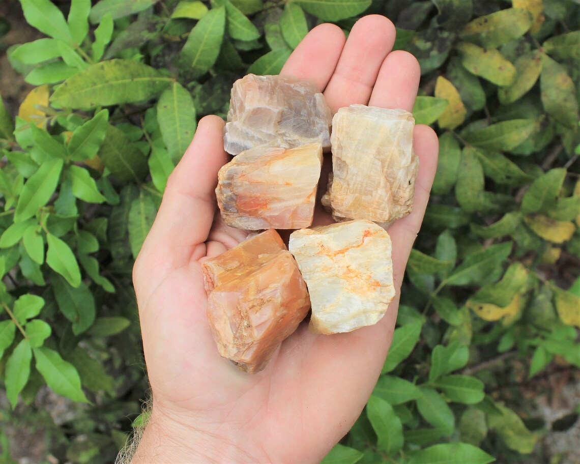 Natural Moonstone Rough Stones