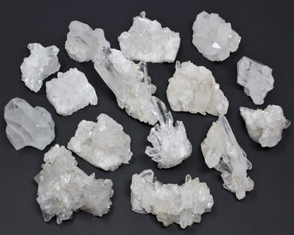 Natural Quartz Clear Crystal Clusters