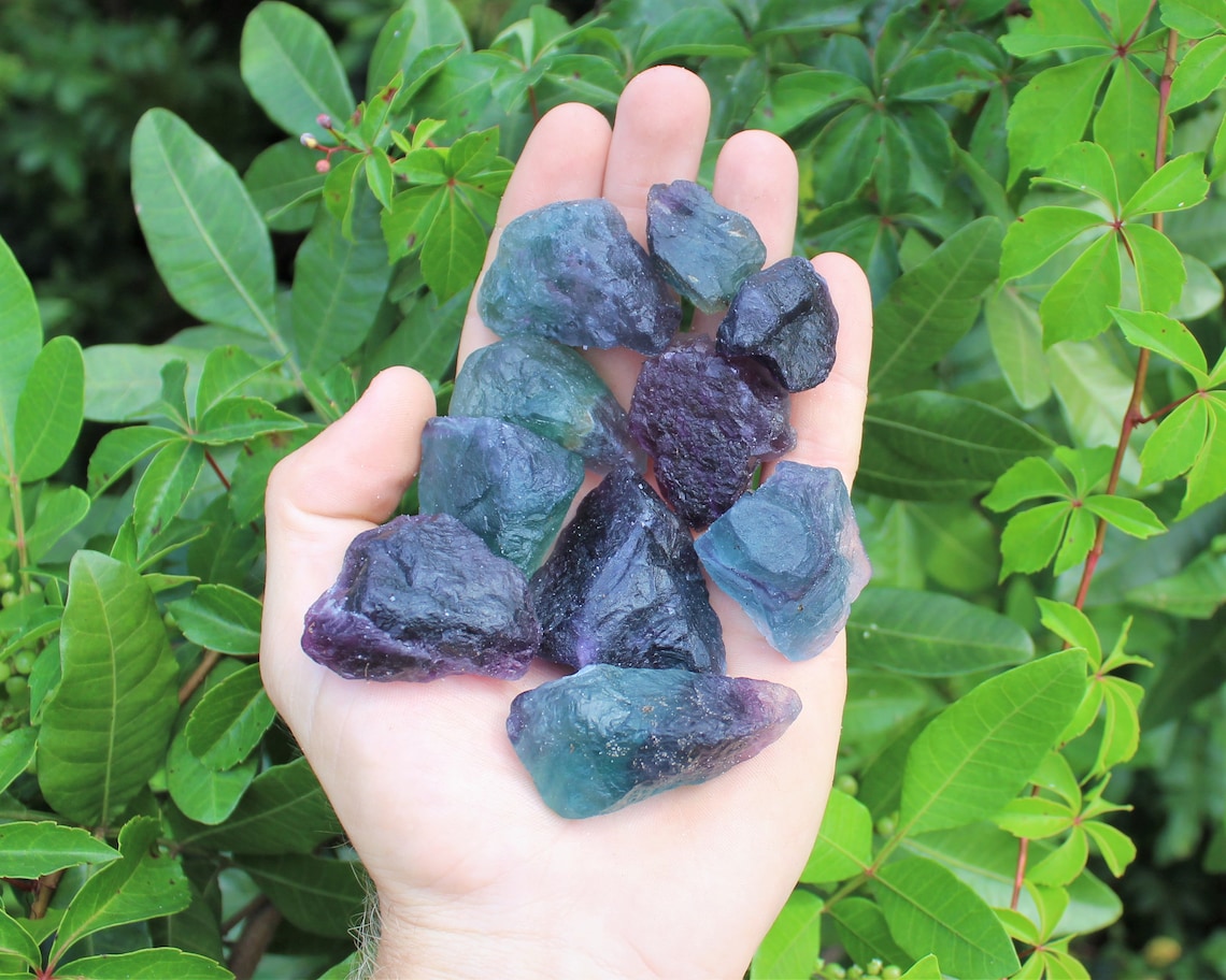 Natural Rough Fluorite Crystals