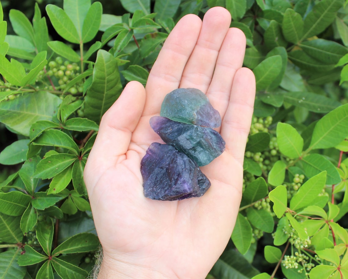 Natural Rough Fluorite Crystals