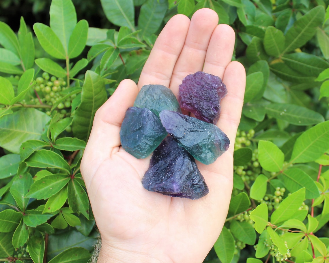 Natural Rough Fluorite Crystals