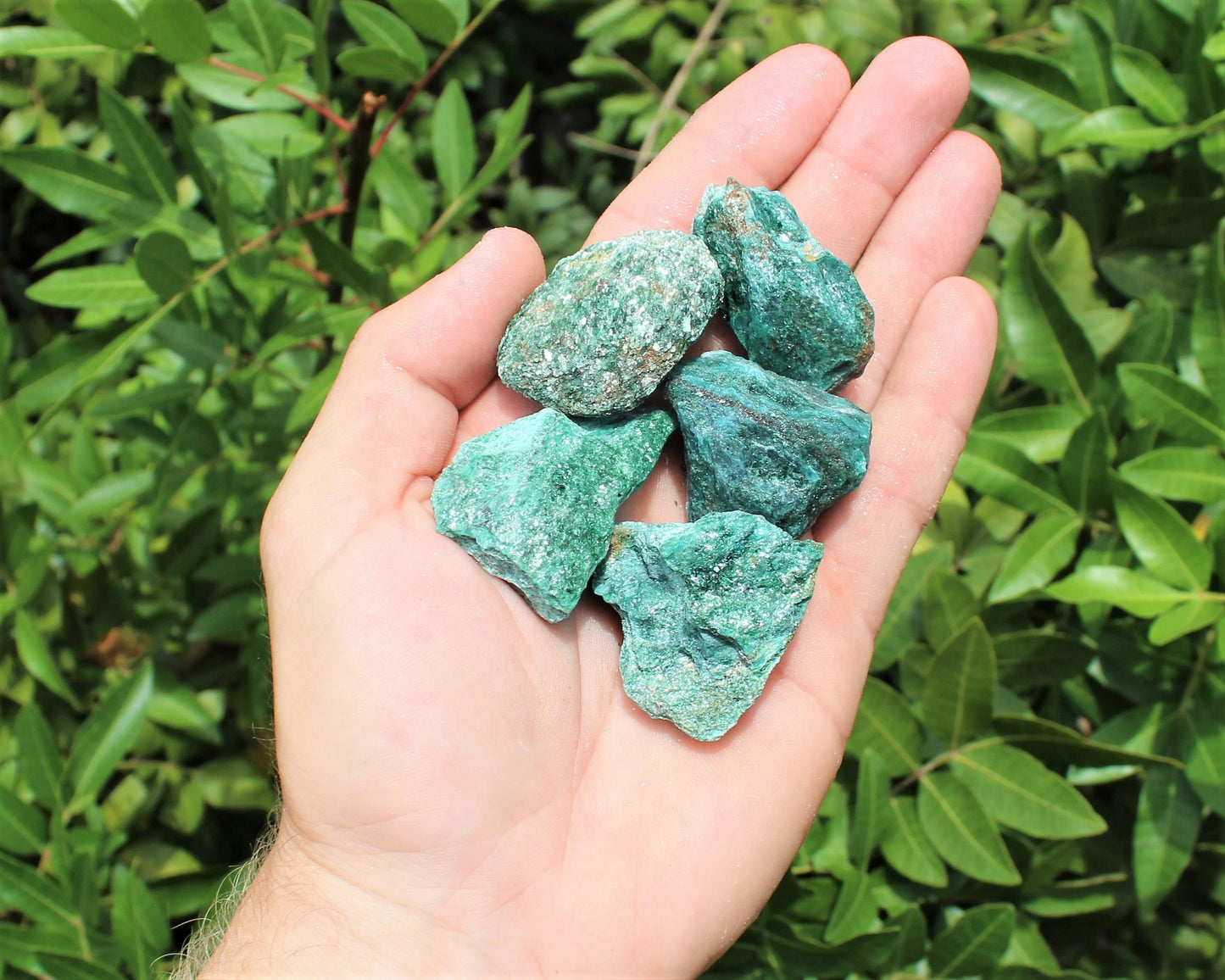 Natural Rough Fuchsite Crystals