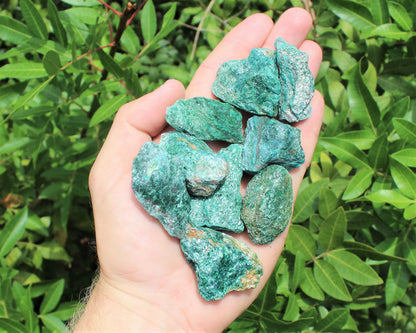 Natural Rough Fuchsite Crystals