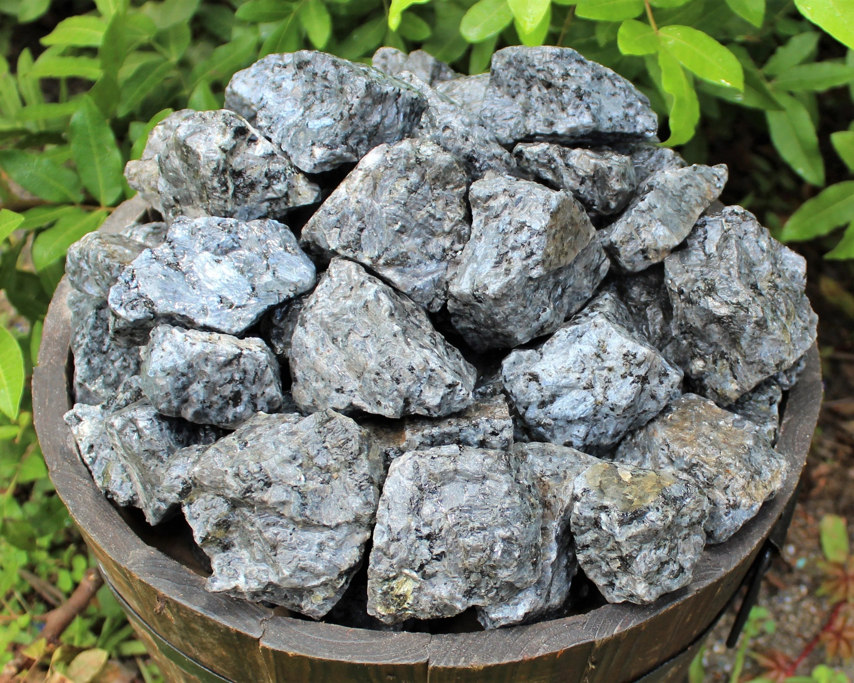 Natural Rough Larvikite Stones – Aromatic Waterfall