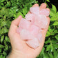 Natural Rough Smoky And Rose Quartz Gemstone Rock Box