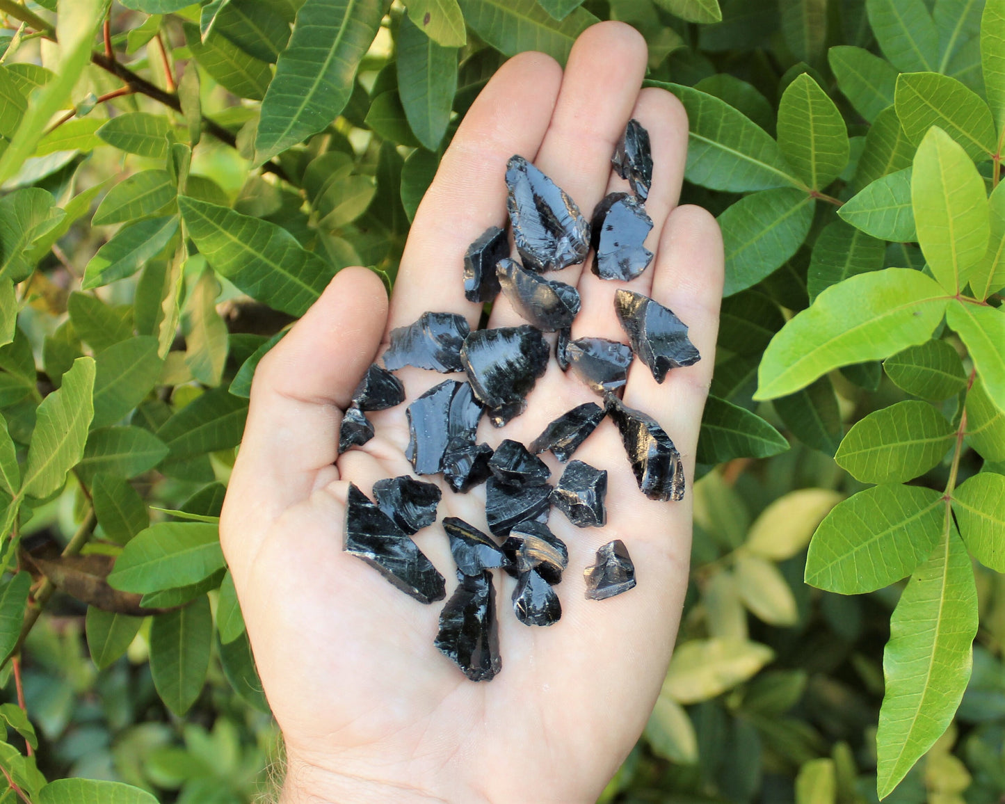 Obsidian Rough Natural Crystal Chips