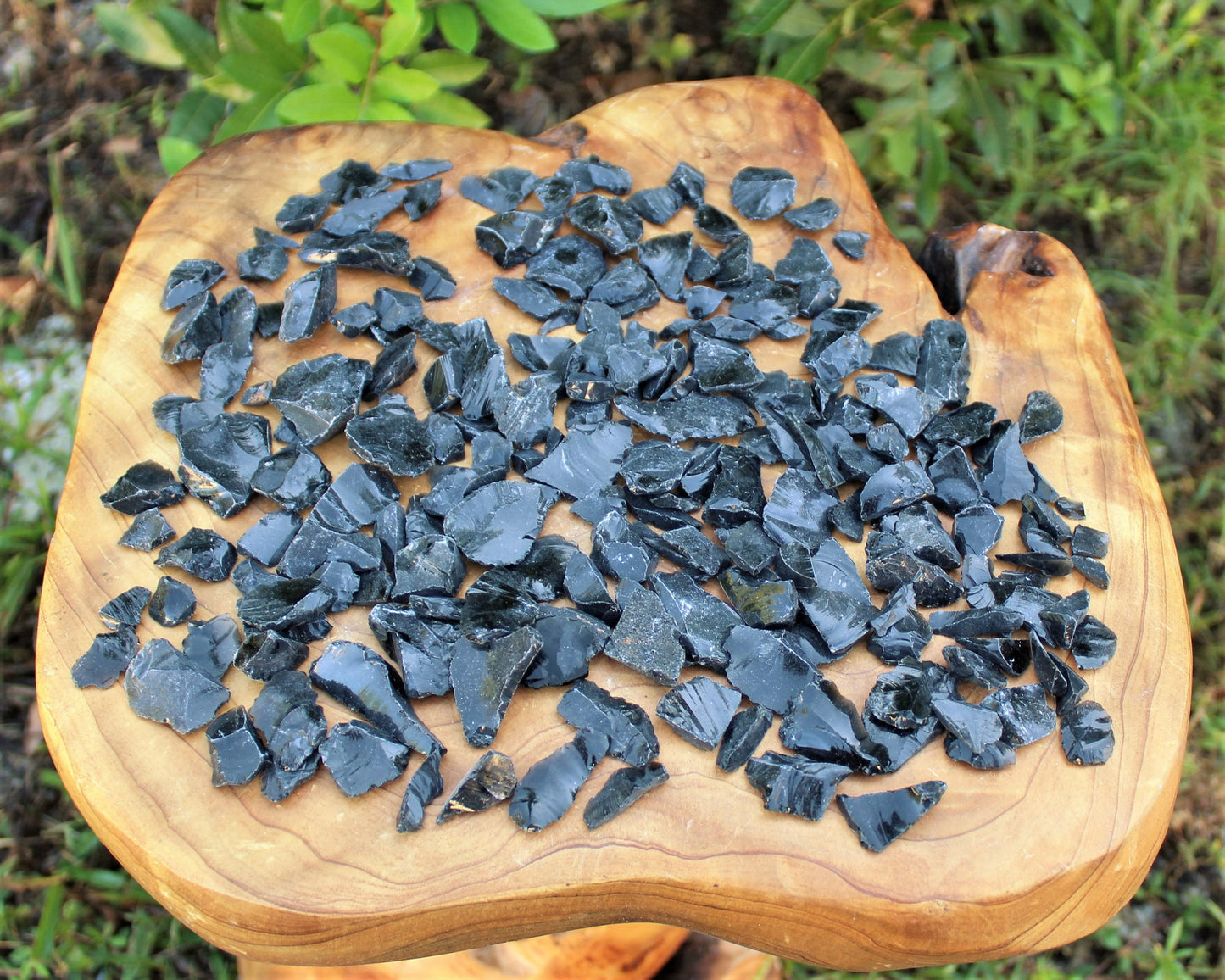 Obsidian Rough Natural Crystal Chips