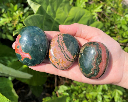 Elegant Ocean Jasper Polished Stones