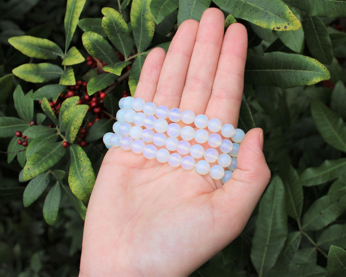 Opalite Bead Bracelet