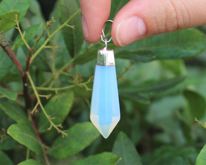 Opalite Diamond Shaped Pendant With Bail