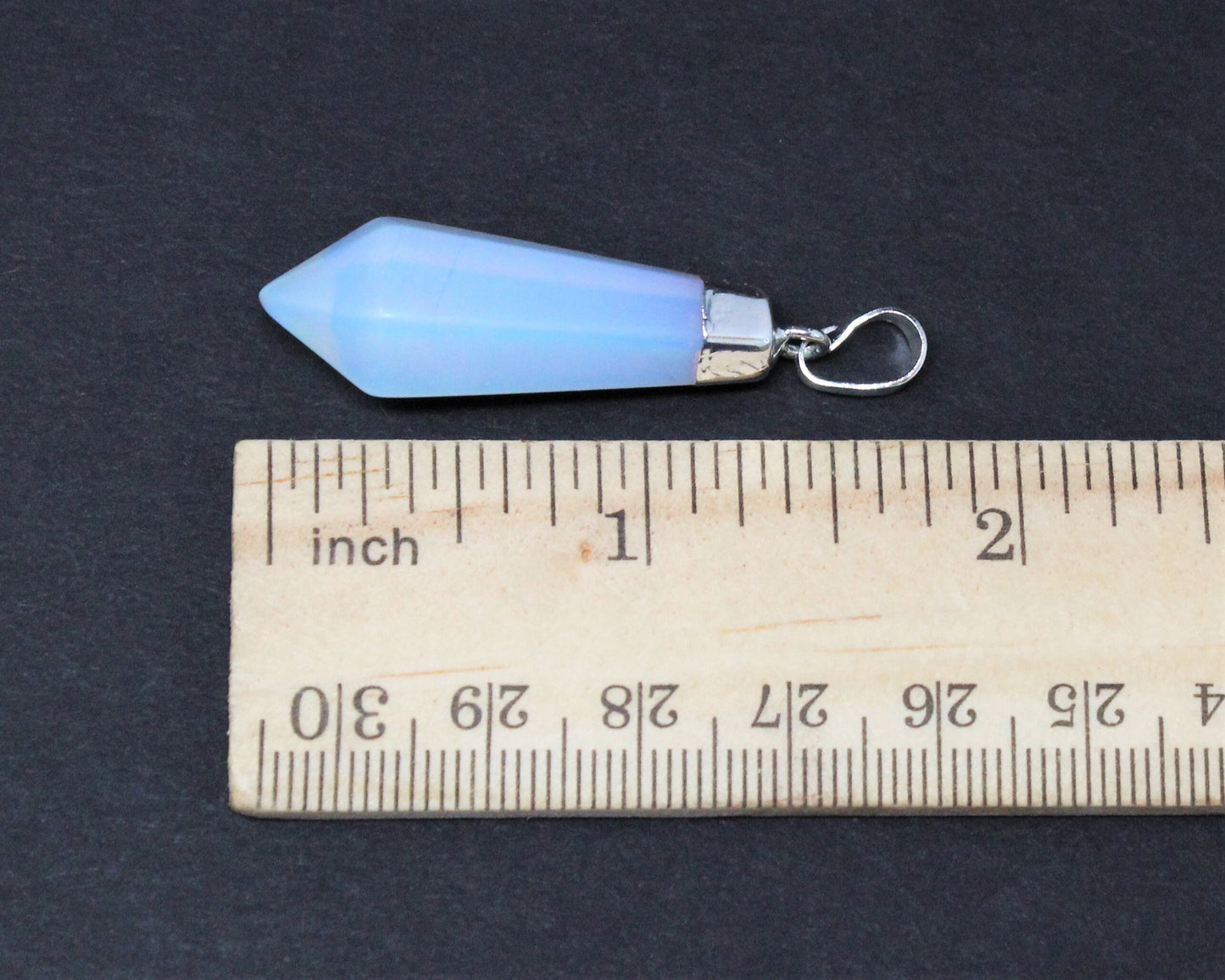 Opalite Diamond Shaped Pendant With Bail