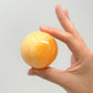 Calcite Crystal Sphere With Stand