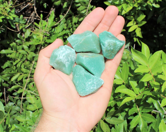 Pack Of 5 Aventurine Rough Natural Stones