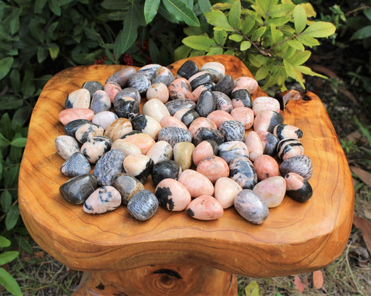 Zebra Jasper Tumbled Stones