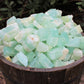 Pistachio Calcite Rough Natural Stones