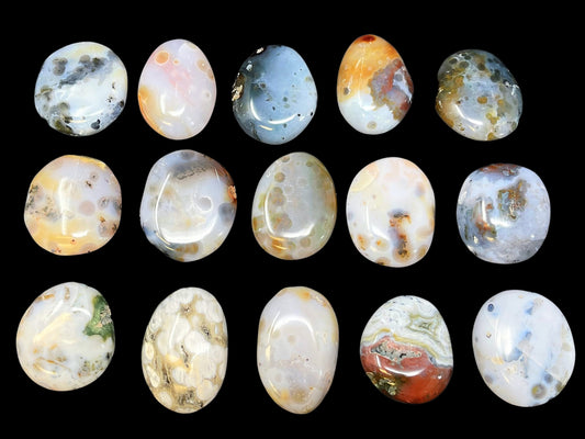 Polished Ocean Jasper Stones