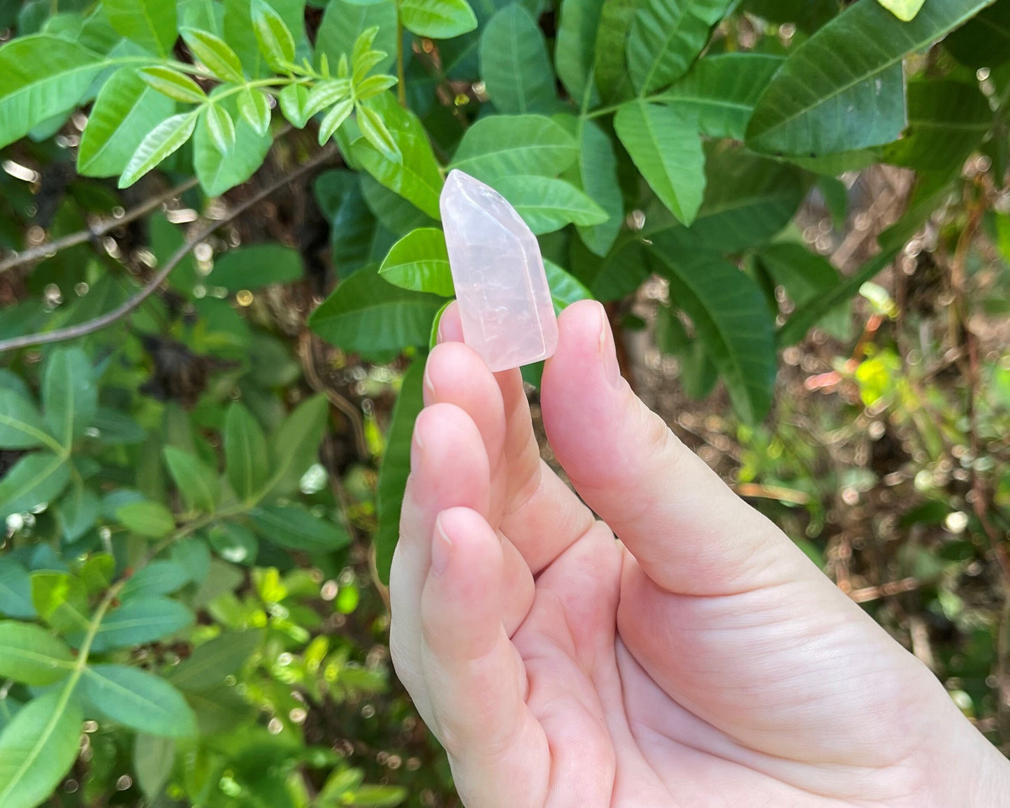 Polished Rose Quartz Towers