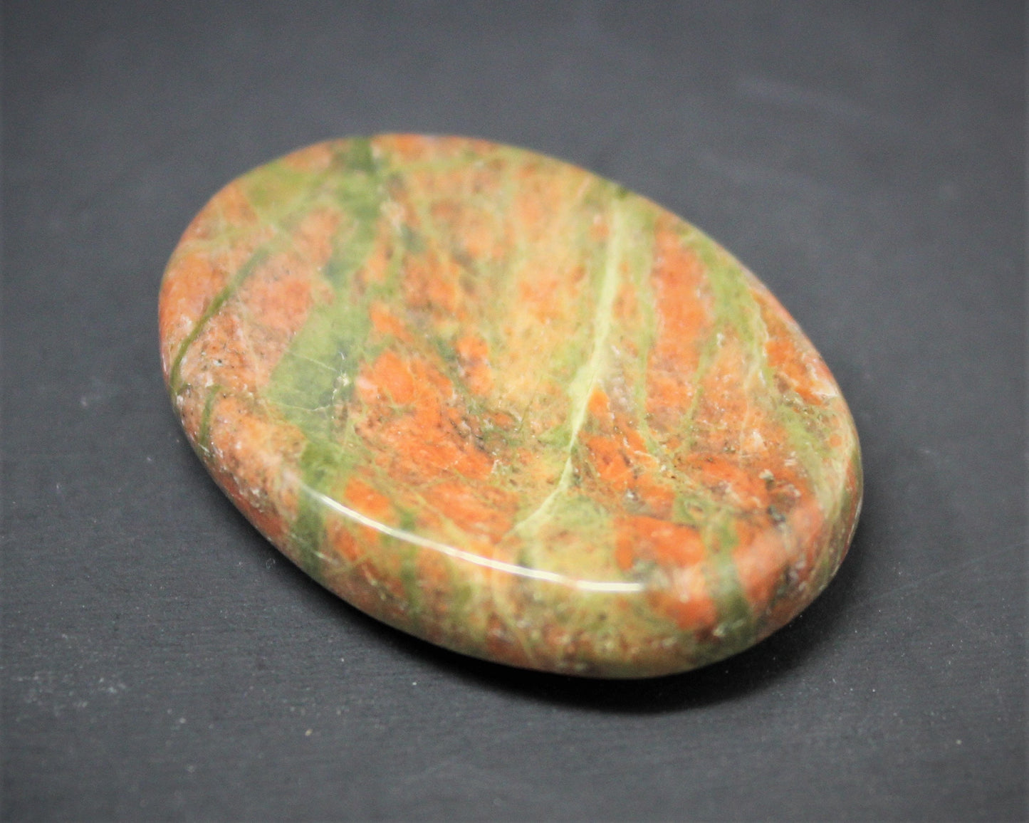 Polished Unakite Pocket Stone