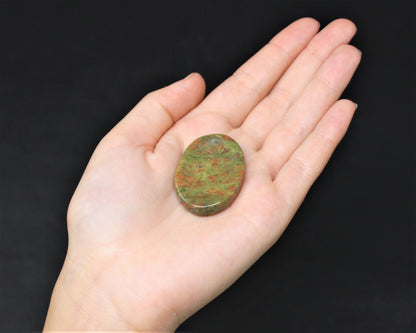 Polished Unakite Pocket Stone