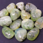 Prehnite With Epidote Tumbled Stones