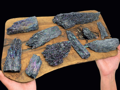 Rainbow Carborundum Crystals Specimens