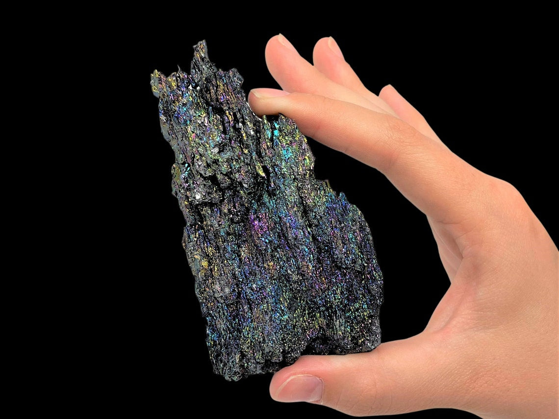 Rainbow Carborundum Crystals Specimens