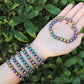 Rainbow Hematite Bead Bracelet